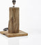 Tafellamp Nature (zonder kap) - rond - teak