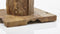 Tafellamp Nature (zonder kap) - rond - teak