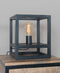 Tafellamp Vintage Zwart Mangohout