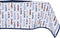 Tafellinnenset DKD Home Decor 150 x 250 x 0,5 cm Rood Blauw Wit (2 Stuks)