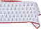 Tafellinnenset DKD Home Decor Blauw Wit Rood 150 x 150 x 0,5 cm (2 Stuks)