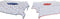 Tafellinnenset DKD Home Decor Blauw Wit Rood 150 x 150 x 0,5 cm (2 Stuks)