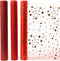 Tafelloper Decoris Rood Organza 200 x 35 cm