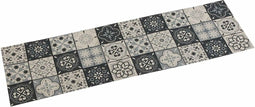 Tafelloper Versa Mozaïek Grijs Polyester (44,5 x 0,5 x 154 cm)