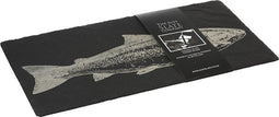 Tafelloper Zalm - Gegraveerd - 50x25 - Leisteen - Just Slate Company Scotland