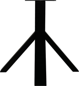 Tafelpoot Crow - 80x80x72 - Zwart - Metaal