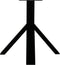 Tafelpoot Crow - 80x80x72 - Zwart - Metaal