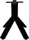 Tafelpoot Crow - 80x80x72 - Zwart - Metaal