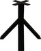 Tafelpoot Crow - 80x80x72 - Zwart - Metaal