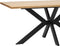 Tafelpoten Metaal Zwart - Kruispoot - 89x149cm - Poten Reno - Giga Living