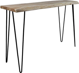 Tafelpoten - V-Model -18x1x80 - Gepoedercoat zwart - Metaal