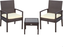 Tafelset met 2 fauteuils Aktive