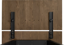Tafeluitbreiding Eikenhout Donkerbruin - 45x90cm - Rechthoek - Blad Reno - Giga Living
