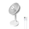 Tafelventilator EDM Wit 4 W 16,5 x 18,5 cm Herlaadbaar USB