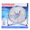 Tafelventilator G3Ferrari G50038 Zilverkleurig
