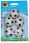 Tafelvoetbalballen 5 stuks zwart wit