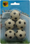 Tafelvoetbalballen 5 stuks zwart wit