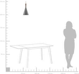 TAGUS - Hanglamp - Grijs - Aluminium