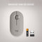 Logitech Pebble M350 - Draadloze Bluetooth Muis - Stil klikken - Sand