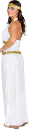 Dressforfun Godin Athene Kostuum - Elegant Lang Kleed met Pailletten - Maat S