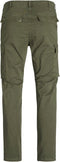 JACK&JONES JWHACE TUCKER CARGO - Carrot fit broek - Mid rise - Zijzakken