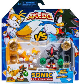Tails vs Shadow Figure Duo - MOOSE TOYS - AKEDO - Quick Battle Pack, 2 figuren en controllers inbegrepen