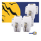 Safetypack - 3x VAN security draaislot - beste bescherming camper bus bedrijfswagen - wit (set van 3)