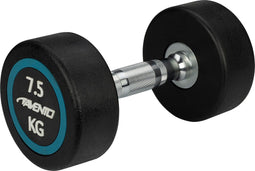 Avento Dumbbell - Halter 7,5 kg - Staal met grip - Zwart