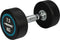Avento Dumbbell - Halter 7,5 kg - Staal met grip - Zwart