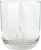 TAK Design Drinkglas Arrows Laag - Glas - Ø7,8 x 8,8 cm - Goud