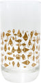 TAK Design Drinkglas Knite Hoog - Glas - Ø6,5 x 12,5 cm - Koper