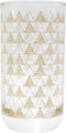 TAK Design Drinkglas Triangle Patterns Hoog - Glas - Ø6,5 x 12,5 cm - Koper