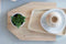 TAK Design - Hout Maysa Bel Theelichthouder - Hout - Groen