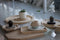 TAK Design - Hout Maysa Bum Theelichthouder - Hout - Wit