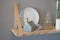 TAK Design Kerstboom S - Incl. Houten Onderzetter - Glas - Ø 8,5 x 17 cm - Transparant