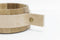 TAK Design Puka Wrap Me Serveerkom - Incl. Leer - Acacia Hout - Ø12 x 6 cm