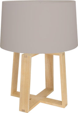 TAK Design - Tafellamp Elias Taupe/Naturel - Bruin - Hout