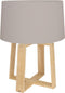 TAK Design - Tafellamp Elias Taupe/Naturel - Bruin - Hout