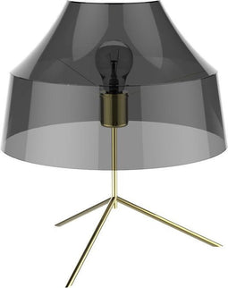 TAK Design - Tafellamp Mika S Zwart/Transparant - Grijs - Koper - Glas - Metaal