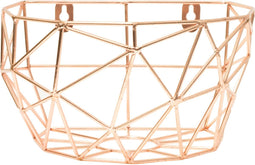 TAK Design Thanwa Mand L - Wandbevestiging - Metaaldraad - 16 x 10 x 16 cm - Koperkleurig