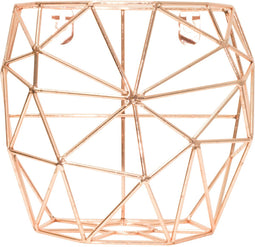 TAK Design Thanwa Mand S Metaaldraad - Wandbevestiging - 15x9,8x13 cm - Koperkleurig