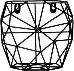 TAK Design Thanwa Mand S - Wandbevestiging - Metaaldraad - 15 x 9,8 x 13 cm - Zwart