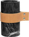 TAK Design Vaas Carlo S - Incl. Lederen Band - Marmer - 11 x 15 cm - Zwart