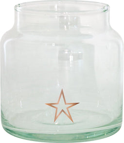 TAK Design Vaas Star S - Handgemaakt - Glas - Ø10 x 11 cm - Koper