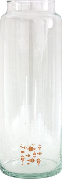 TAK Design Vaas Things XL - Handgemaakt - Glas - Ø10 x 30 cm - Koper