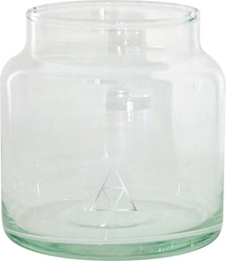 TAK Design Vaas Tree S - Handgemaakt - Glas - Ø10 x 11 cm - Zilver