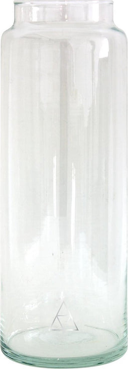 TAK Design Vaas Tree XL - Handgemaakt - Glas - Ø10 x 30 cm - Zilver