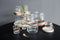 TAK Design Vaas Wrap Me - Incl. Lederen Band - Glas - Ø10 x 11 cm - Bruin