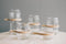 TAK Design Vaas Wrap Me Mini - Incl. Lederen Band - Glas - Ø10 x 11 cm - Bruin