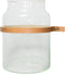 TAK Design Vaas Wrap Me Mini - Incl. Lederen Band - Glas - Ø10 x 14 cm - Bruin